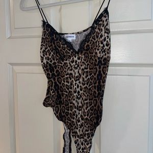 Superdown cheetah body suit REVOLVE